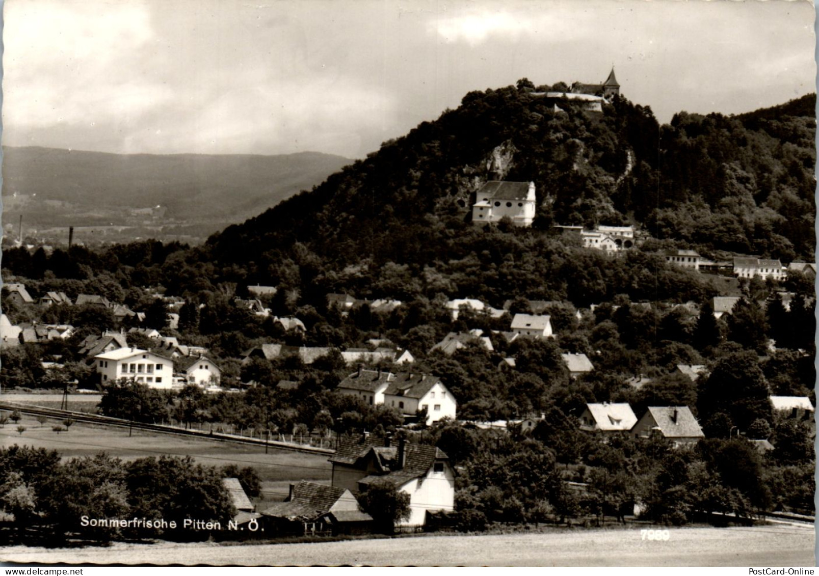 45564 - Niederösterreich - Pitten , Panorama - Gelaufen  - Pitten