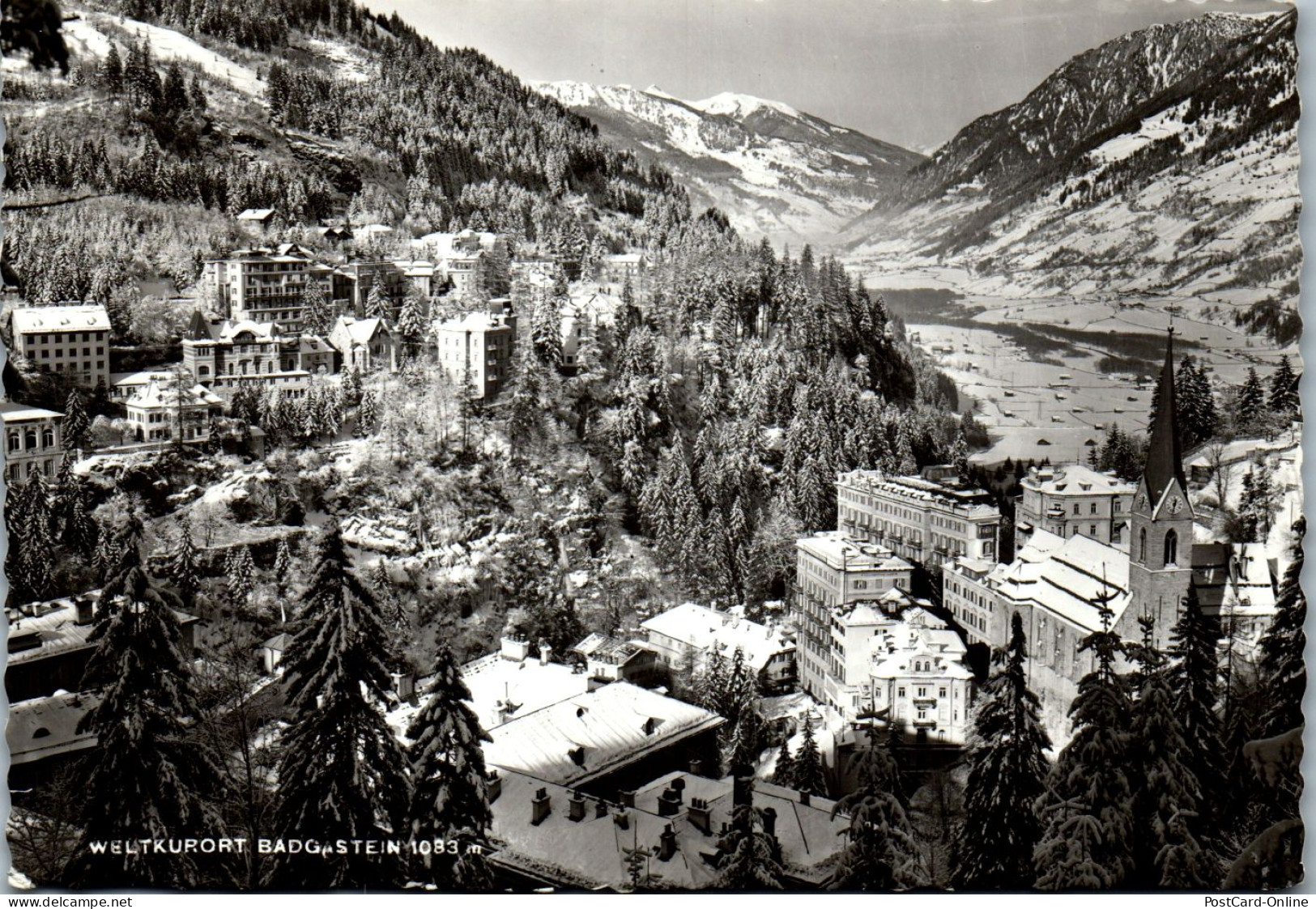 45524 - Salzburg - Bad Gastein , Panorama Im Winter - Gelaufen 1967 - Bad Gastein