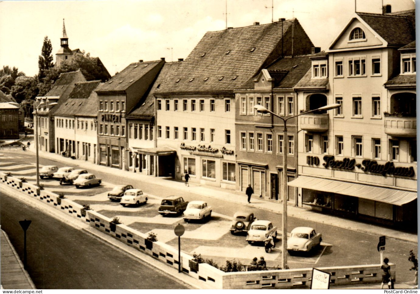 45510 - Deutschland - Oschatz , Ernst Thälmann Platz - Gelaufen 1972 - Oschatz