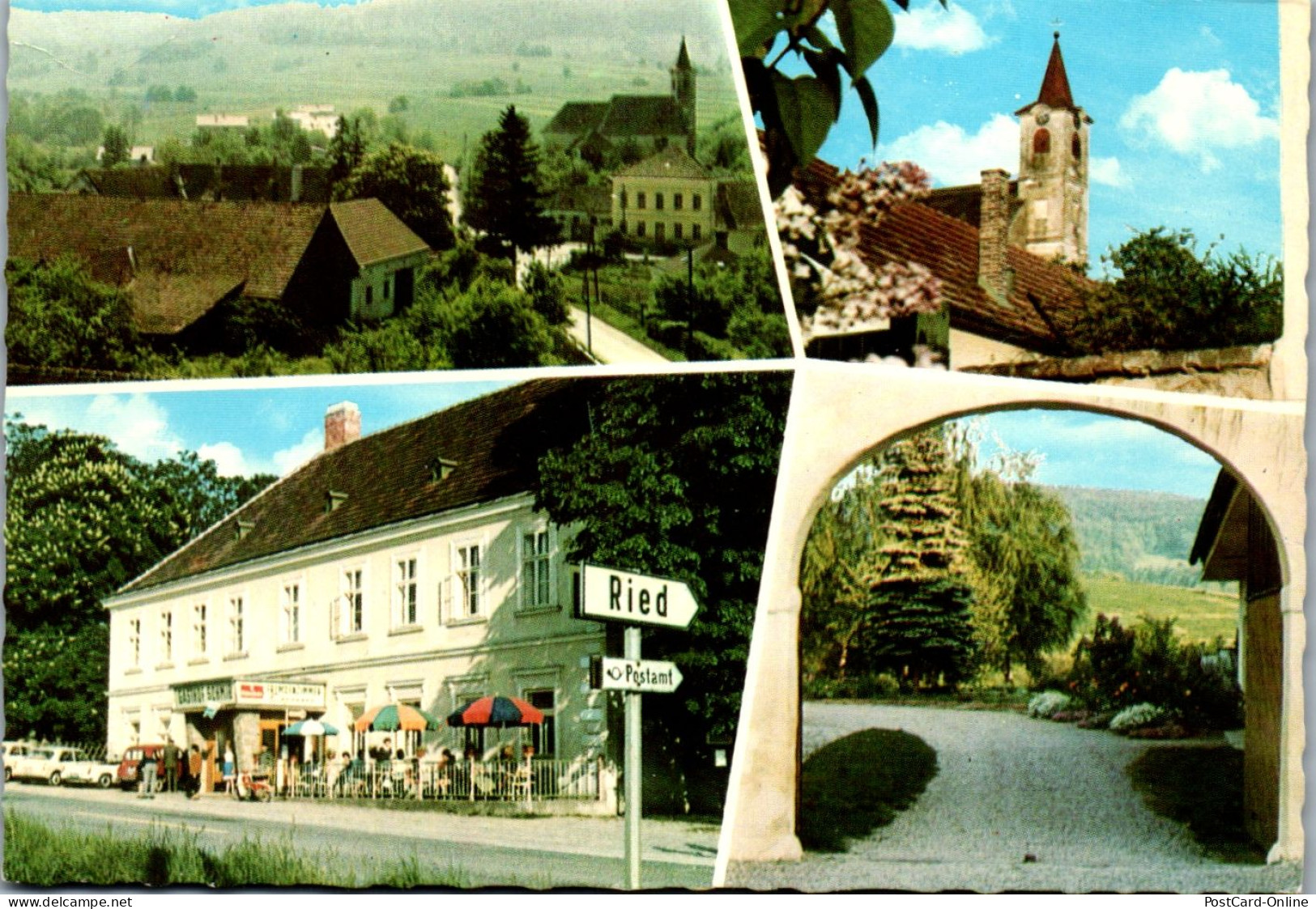 45494 - Niederösterreich - Ried Am Riederberg , Gasthof , Mehrbildkarte - Nicht Gelaufen 1970 - Tulln