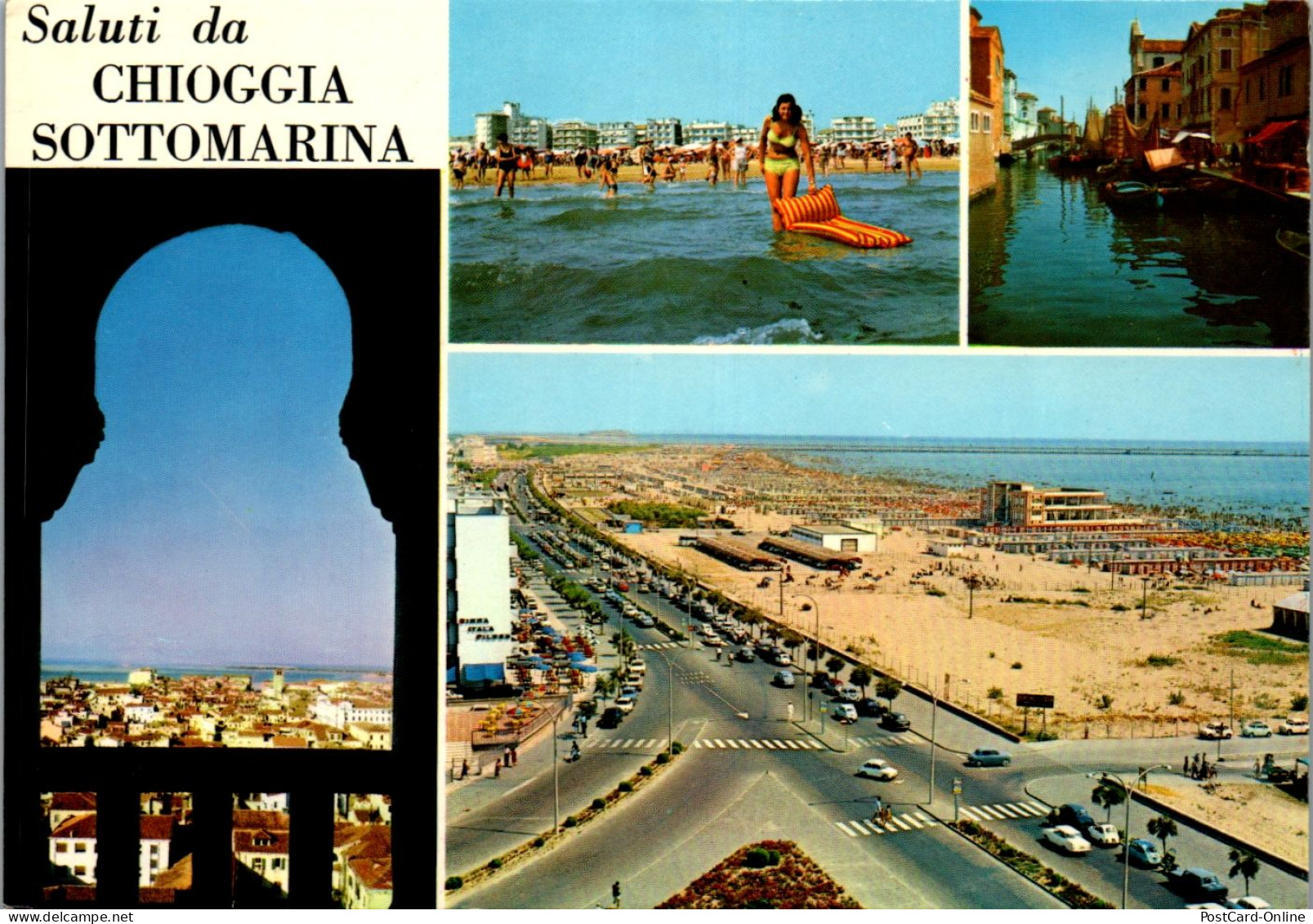 45452 - Italien - Chioggia , Sottomarina , Mehrbildkarte - Gelaufen 1970 - Chioggia