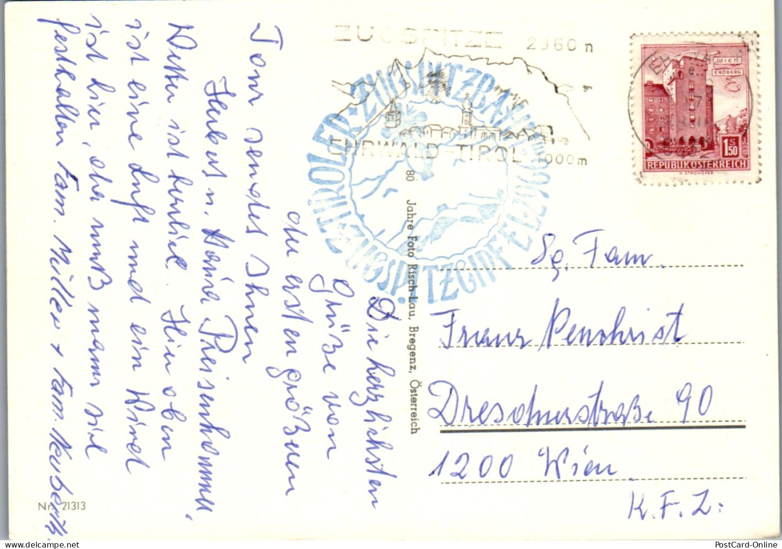 45352 - Tirol - Ehrwald , Zugspitze , Trachten , Alm , Mehrbildkarte - Gelaufen 1971 - Ehrwald