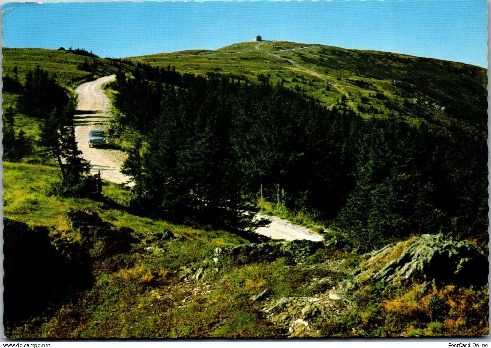 45353 - Steiermark - Stuhleck , Bergstraße Zum Alois Günther Haus - Gelaufen 1971 - Steinhaus Am Semmering
