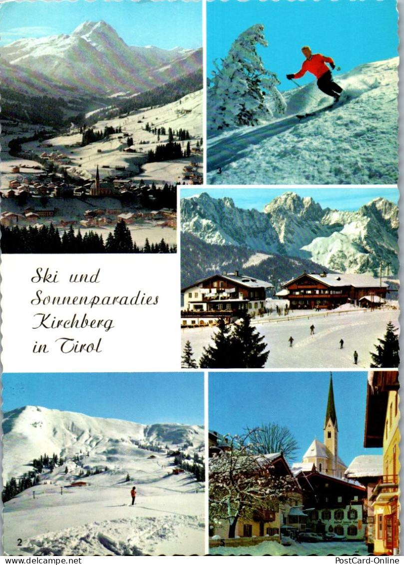 45338 - Tirol - Kirchberg , Rettenstein , Hahnenkamm , Gasthof Maier , Hotel Hochbrunn , Streitecklift - Gelaufen 1970 - Kirchberg