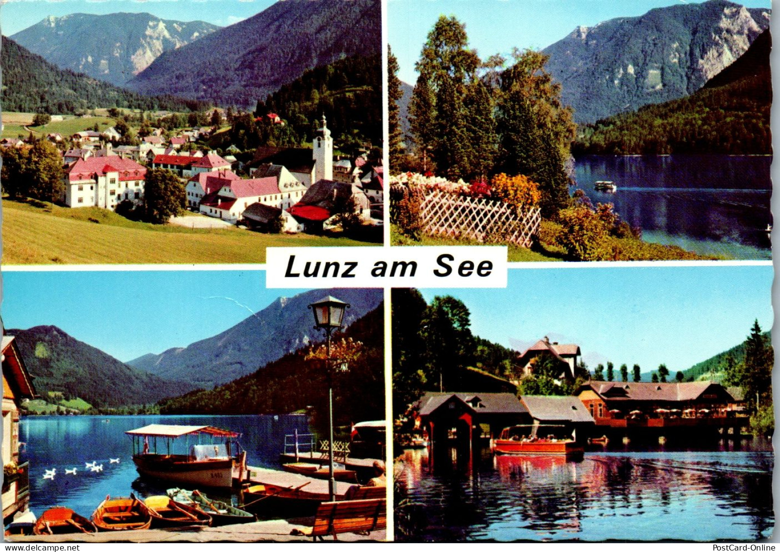 45325 - Niederösterreich - Lunz Am See , Mit Scheiblingstein , Mehrbildkarte - Nicht Gelaufen  - Lunz Am See