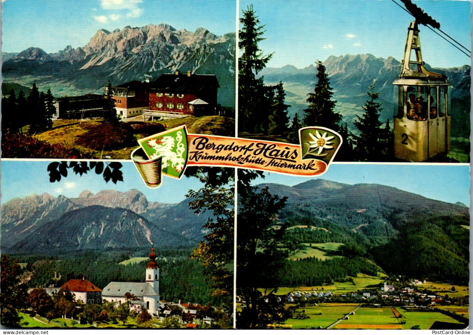 45278 - Steiermark - Haus  , Krummholzhütte , Hoher Dachstein , Seilbahn , Hauser Kaibling - Gelaufen  - Haus Im Ennstal