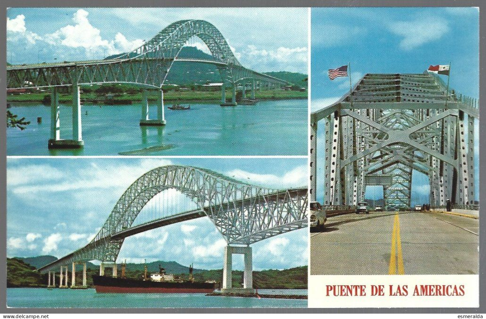 (PAN) CP  FF-540- The Thatcher Ferry Bridge Across The Panama Canal, Multiview . Unused - Panama