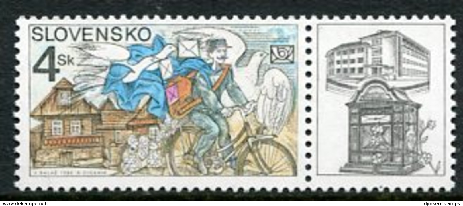 SLOVAKIA 1998 Stamp Day MNH / **.  Michel 328 - Unused Stamps