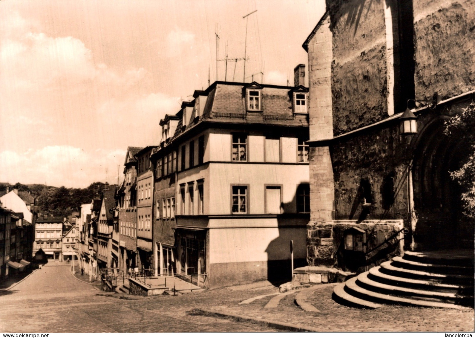 POESSNECK (THÜR) MARKT MIT SCHUHGASSE - Poessneck