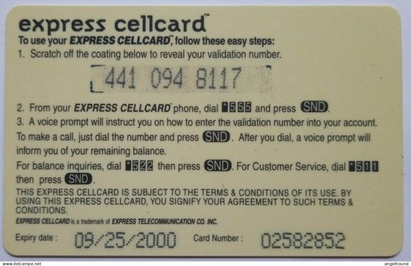 Philippines Express Cellcard P500 - Filippine