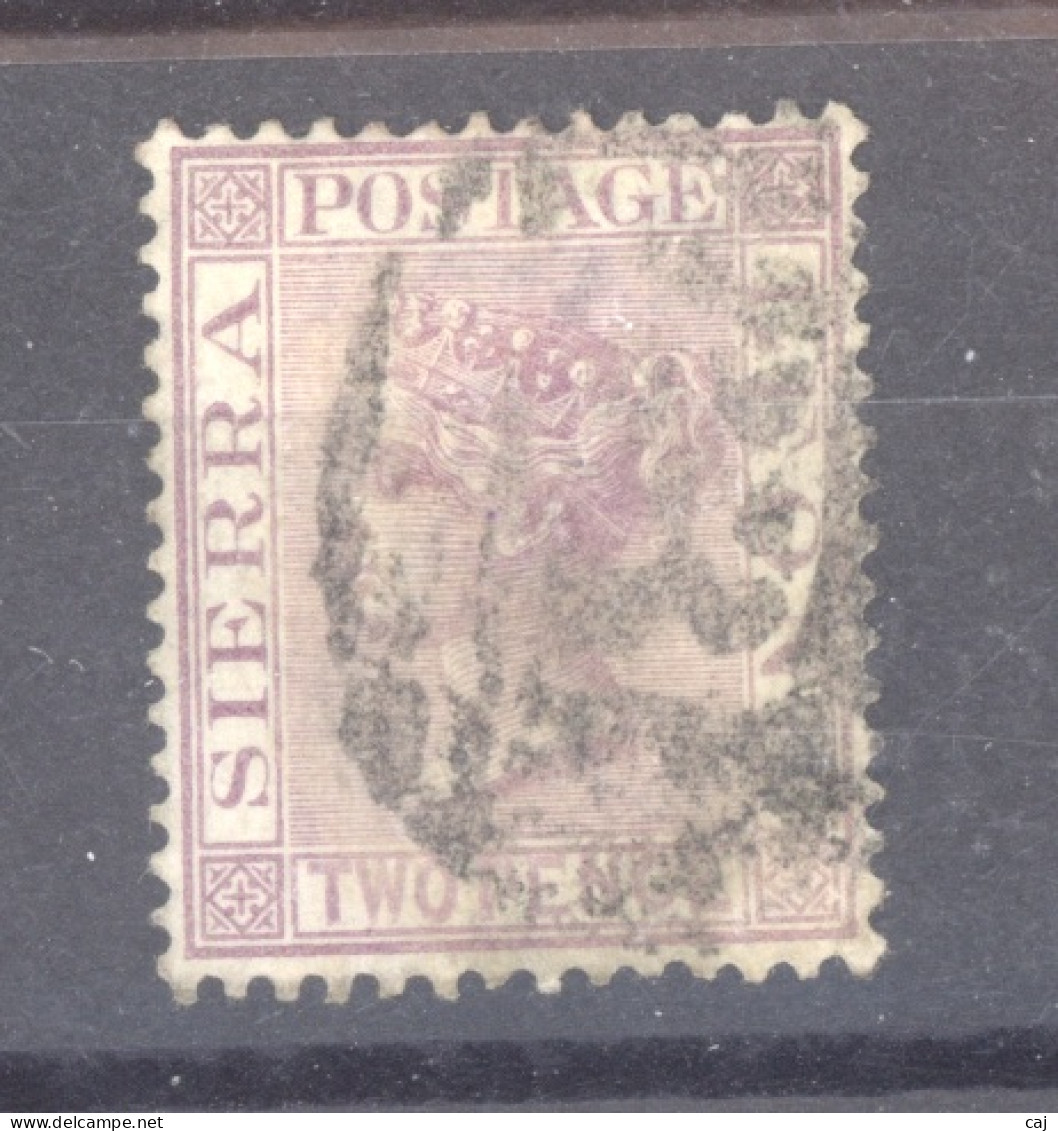 Sierra Leone  :  Yv  13  (o)   Dentelé 14 ,  CC - Sierra Leone (...-1960)