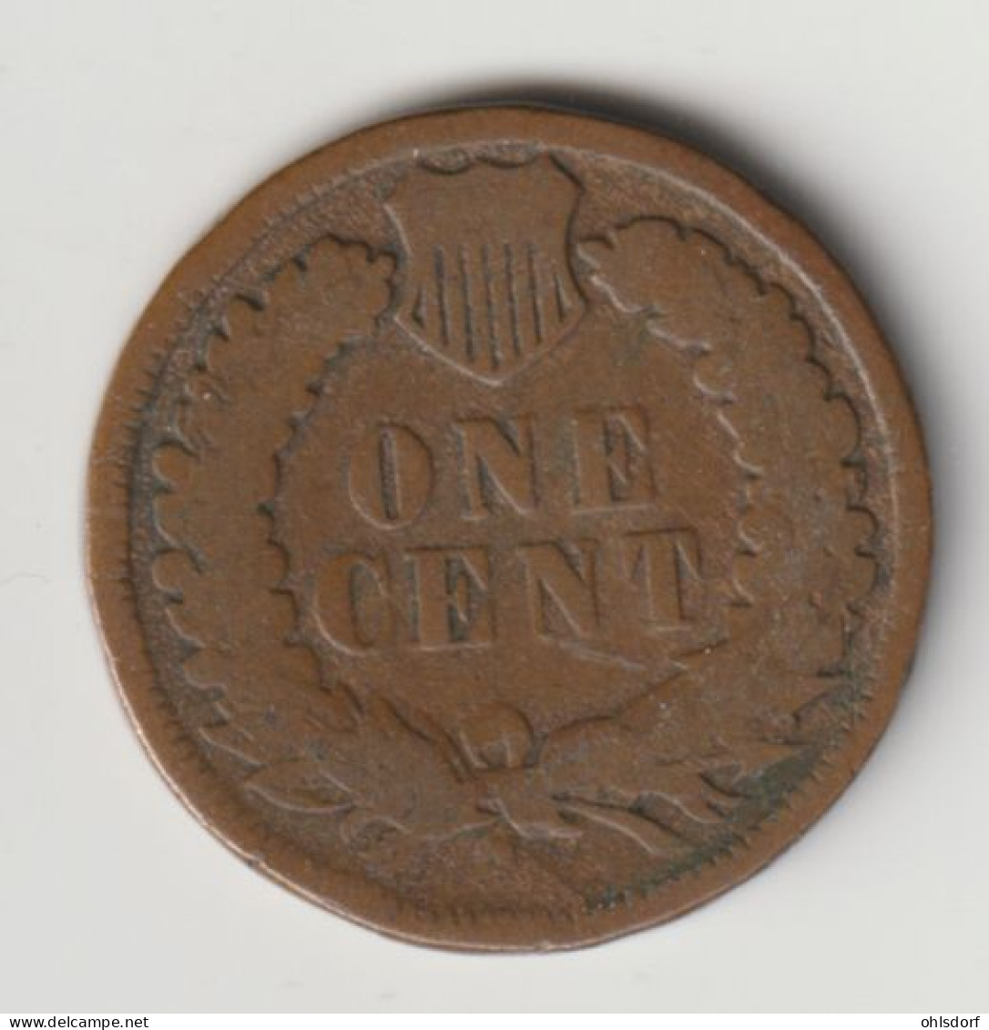 U.S.A. 1878: 1 Cent, KM 90a - 1859-1909: Indian Head