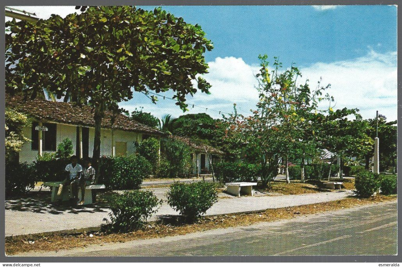 (PAN)  CP FF-676-A Little Park In A Village In The Interior Of The Republic Of Panama. Unused - Panama