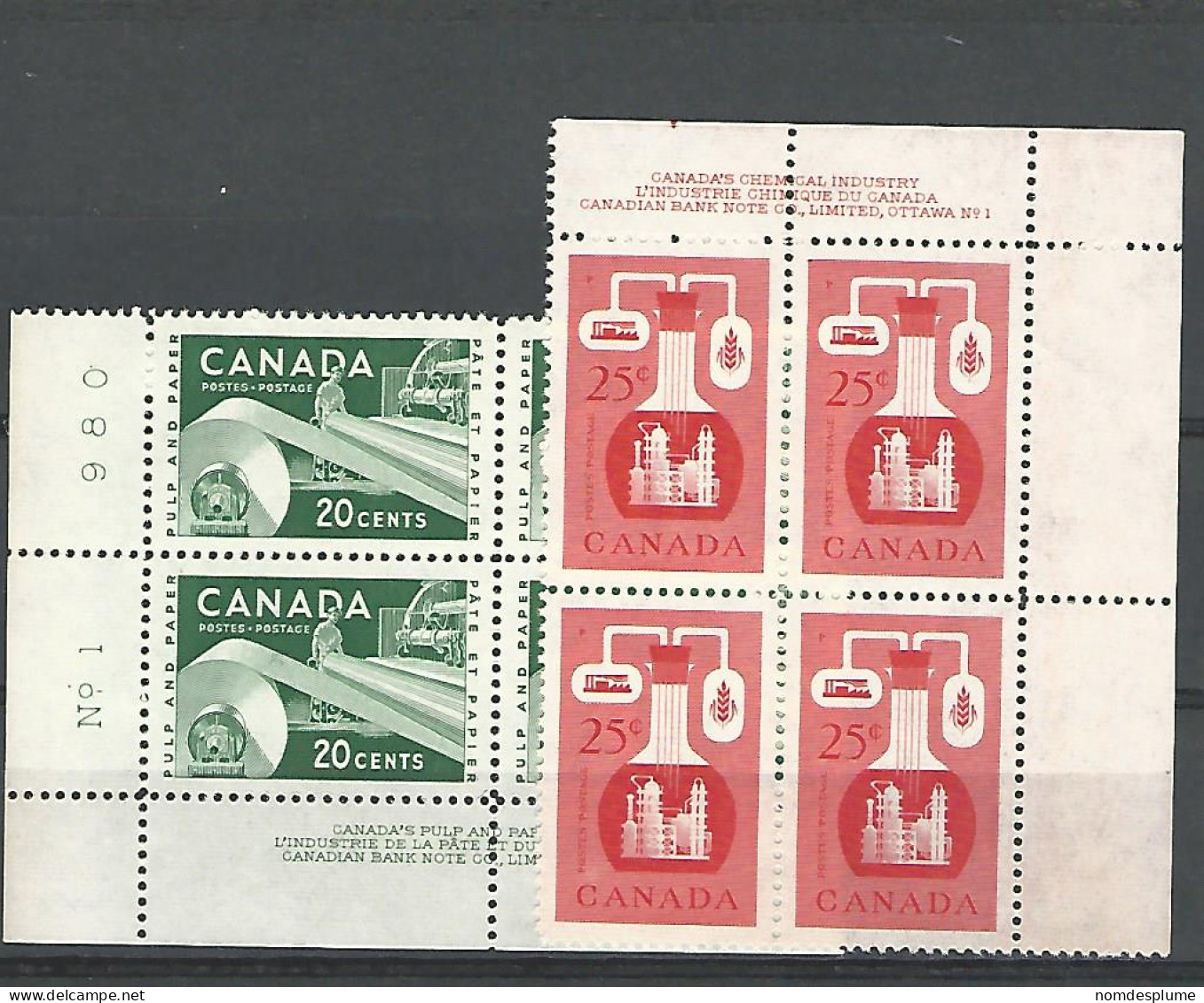 54009 ) Collection Canada Block 1956 MNH - Hojas Bloque