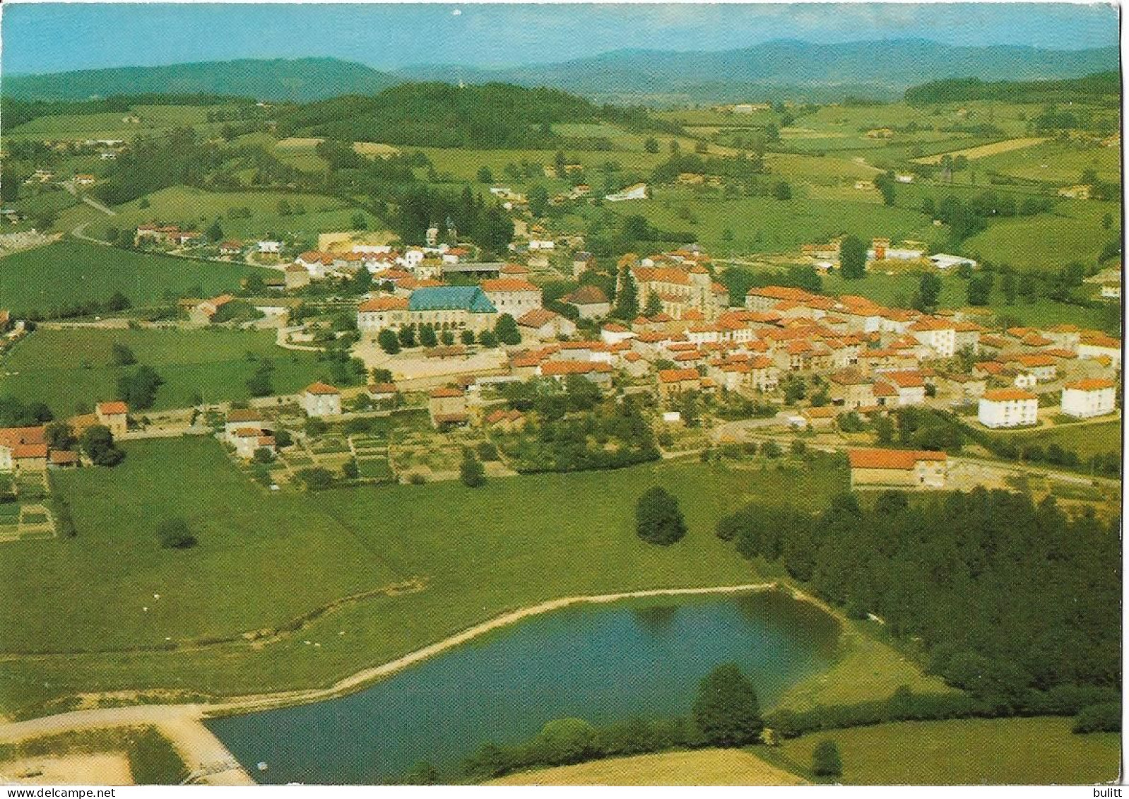 BELMONT DE LA LOIRE - Vue Aérienne Sur Le Plan D'eau Et La Ville - Belmont De La Loire