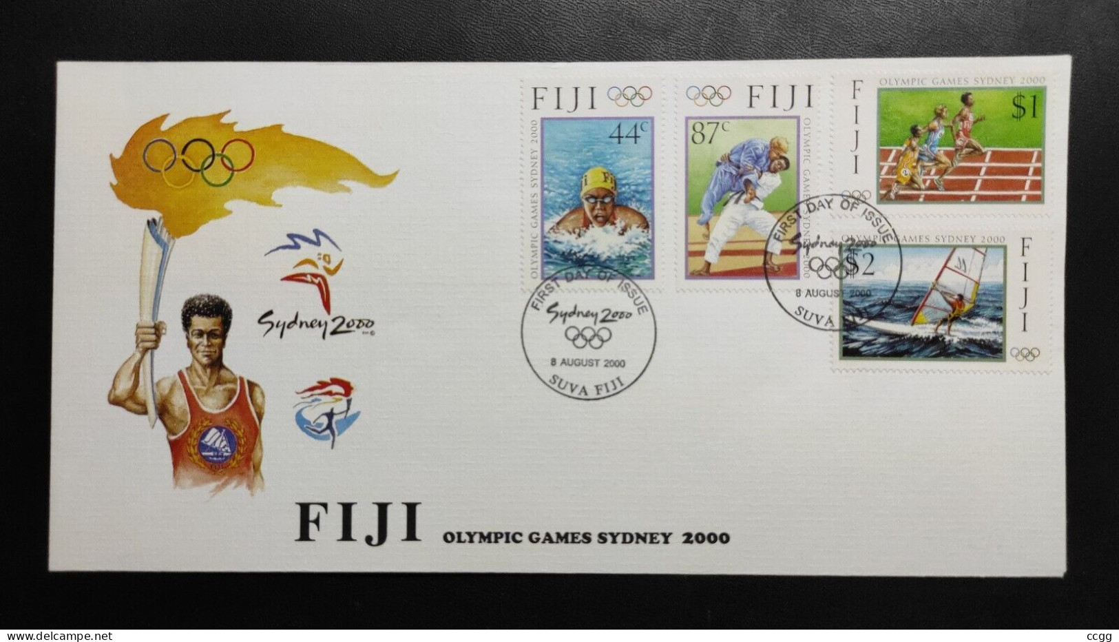 Olympische Spelen 2000 , Fiji - F.D.C - Summer 2000: Sydney