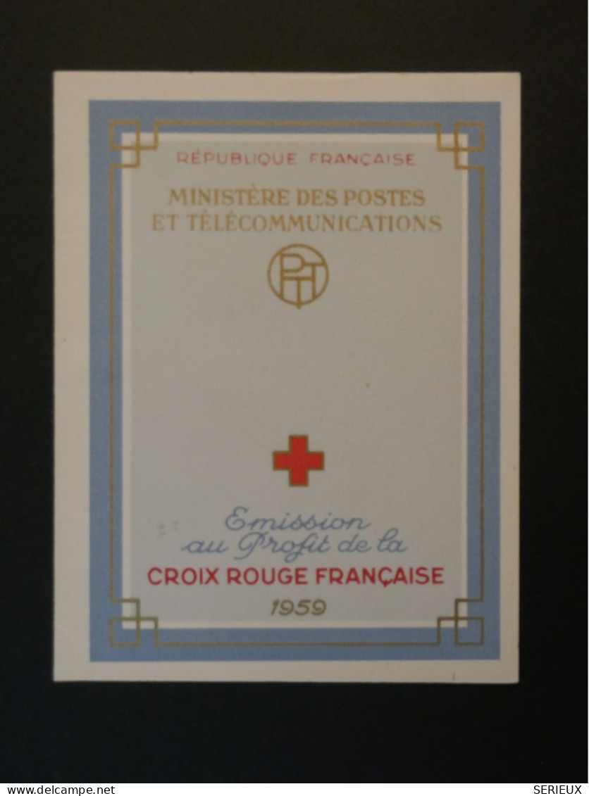 DE3  FRANCE   CARNET CROIX ROUGE LUXE  C2008  1959 +N° 1226 ET 1227 ++ETAT IMPECCABLE ++ - Rode Kruis
