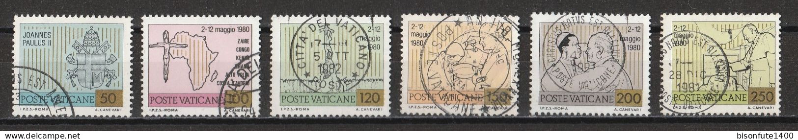 Vatican 1981 : Timbres Yvert & Tellier N° 715 - 716 - 717 - 718 - 719 - 720 - 721 - 722 - 723 - 724 Et 725 Oblitérés - Gebraucht