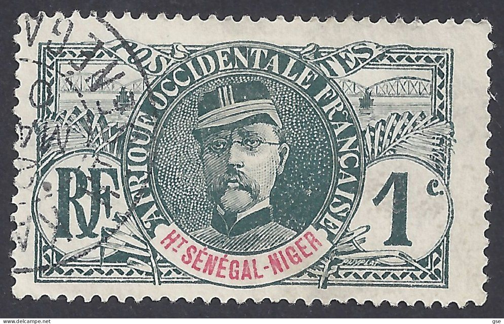 ALTO SENEGAL-NIGER 1908 - Yvert 30° - Serie Corrente | - Gebraucht