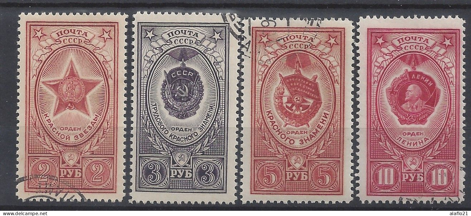 RUSSIE - Yvert N° 1638/41 - ORDRES NATIONAUX - Oblitérés - Usados