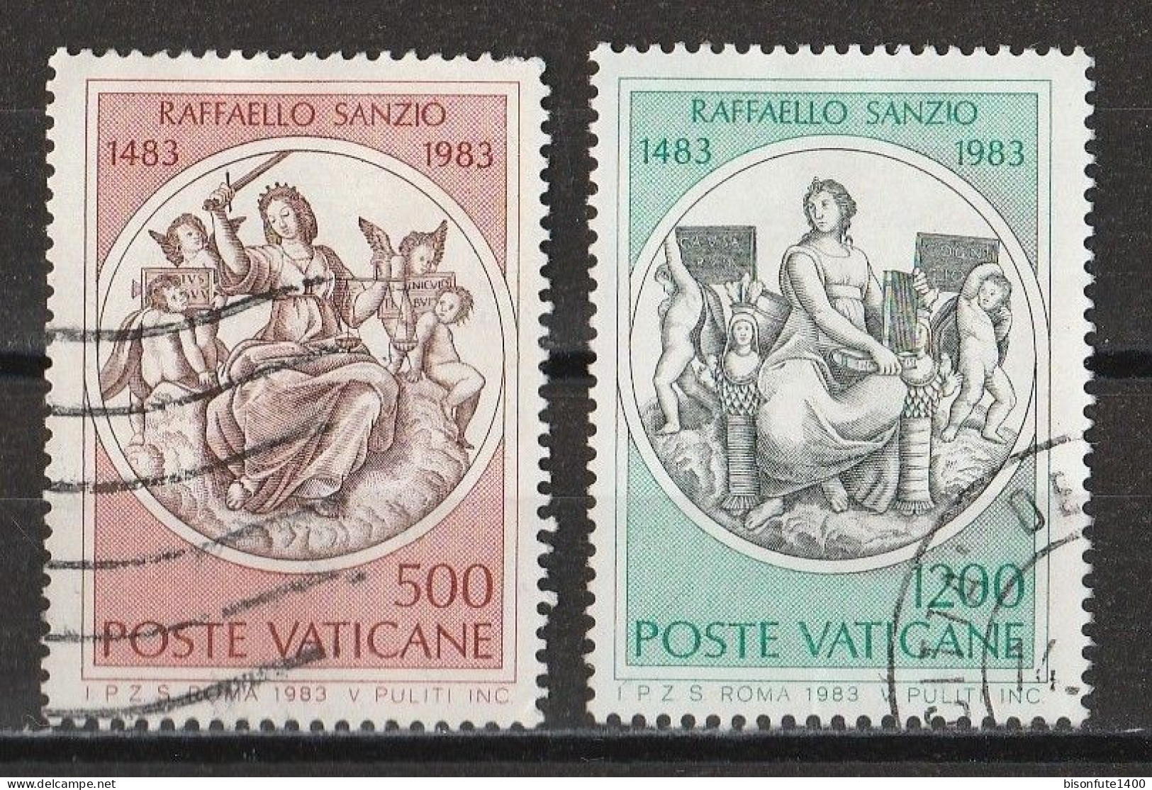 Vatican 1983 : Timbres Yvert & Tellier N° 739 - 740 - 741 - 742 - 743 - 744 - 745 Et 746 Oblitérés - Oblitérés