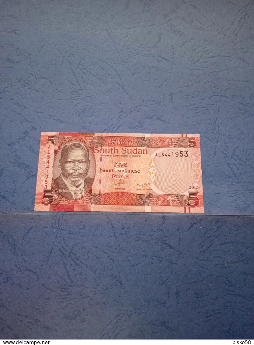 SUDAN DEL SUD-P11 5P 2015 UNC - Sudán Del Sur