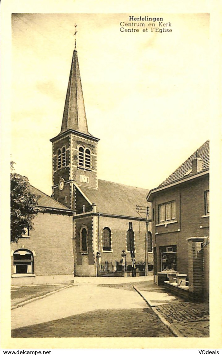 Belgique -  Brabant Flamand - Herfelingen - Centrum En Kerk - Herne