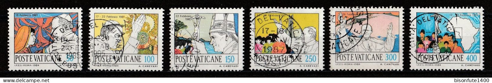 Vatican 1984 : Timbres Yvert & Tellier N° 755 - 756 - 757 - 758 - 759 - 760 - 761 - 762 - 763 - 764 - 765 Et 766 Oblit. - Gebruikt