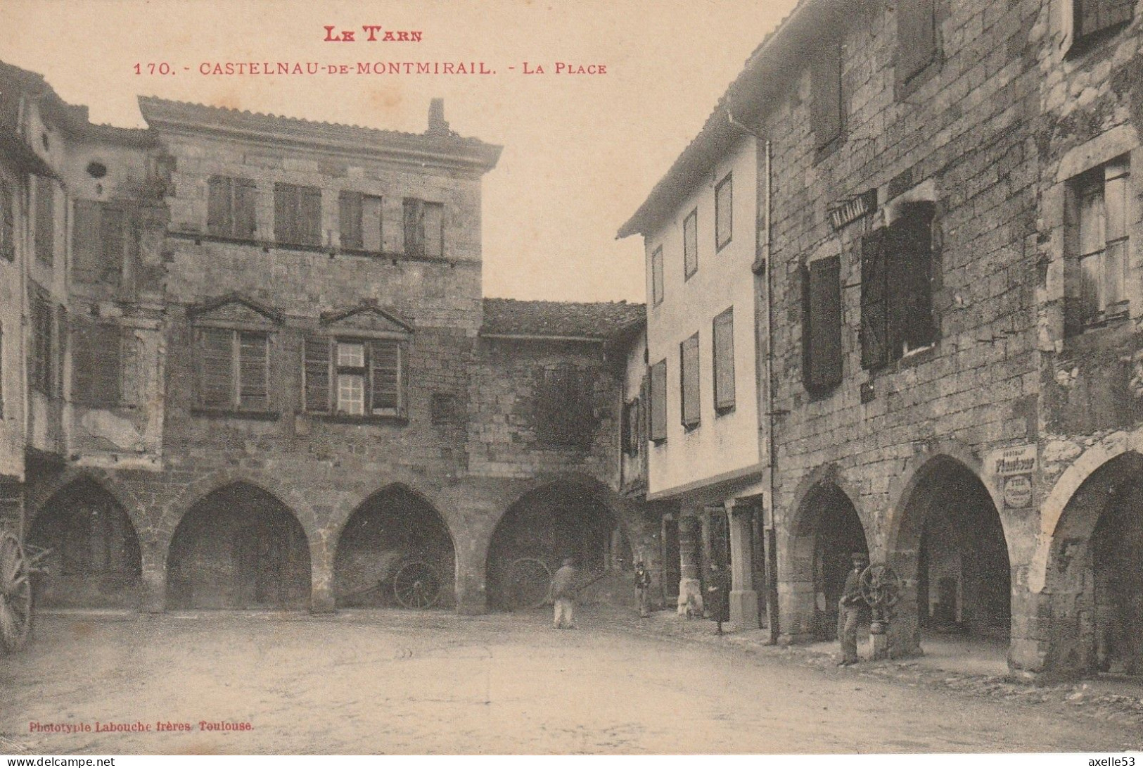 Castelnau-de-Montmirail 81 (9261) La Place - Castelnau De Montmirail