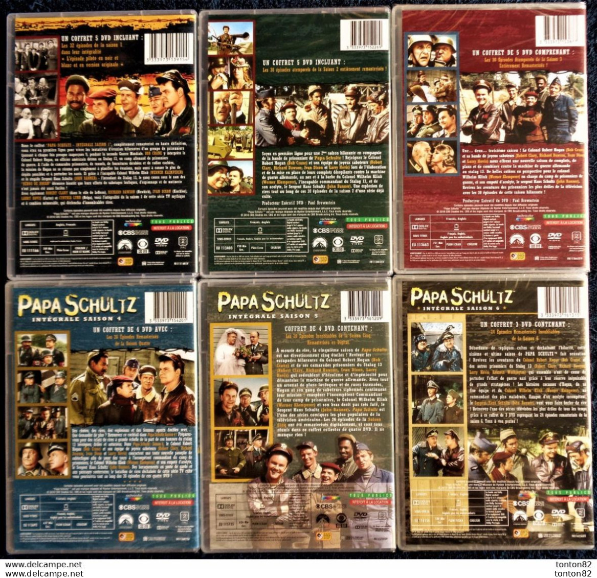 PAPA SCHULTZ - " Kollection Kommandant " - L'INTÉGRALE - Saisons 1 à 6 - 27 DVD + 1 .( 136 épisodes ) - Remastérisé ! - Serie E Programmi TV