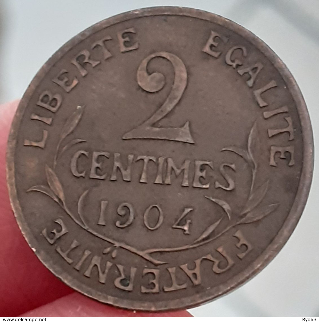 Monnaie 2 Centimes 1904 Daniel Dupuis - 2 Centimes