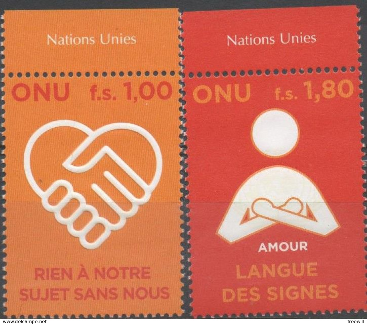 Langue Des Signes XXX 2008 - Unused Stamps