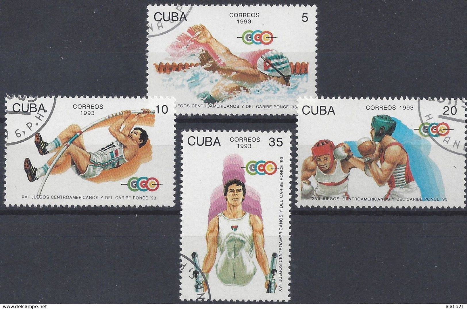 CUBA - SERIE TIMBRES SPORTS - Oblitérés - Used Stamps