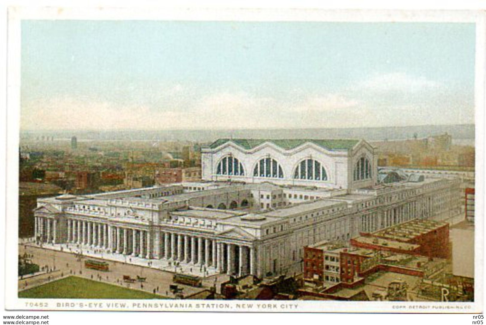 Bird's Eye View, Pennsylvania Station- NEW YORK CITY   ( Amerique ) - Transport