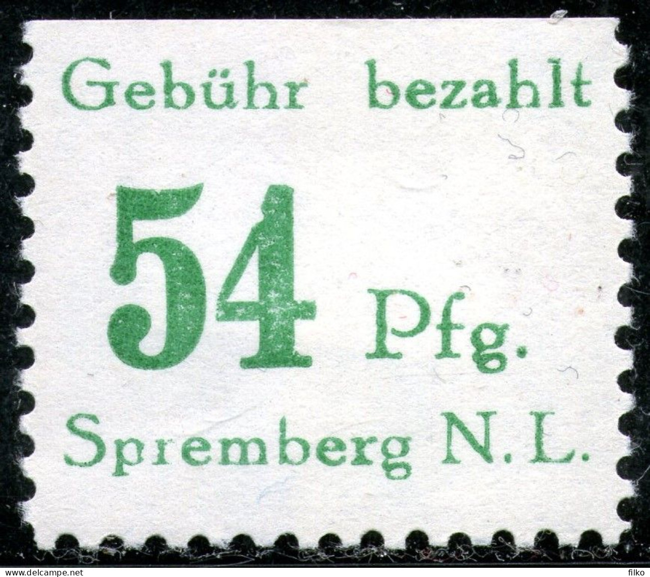 Germany,Spremberg Distrct Local Post,MLH *,error Shown On Scan - Neufs