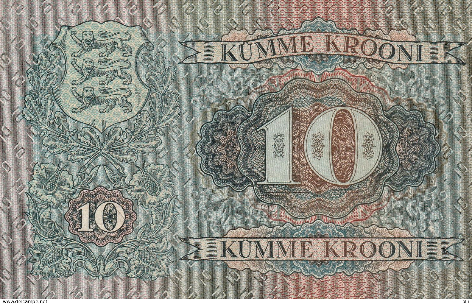 Estonia 10 Krooni 1937 P-67 F - Estonia