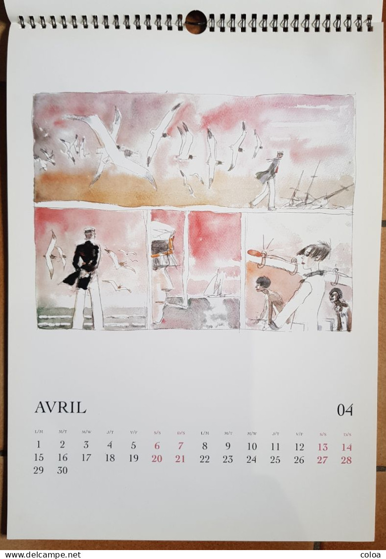 Hugo PRATT CORTO MALTESE Calendrier Corto 1996 - Agende & Calendari