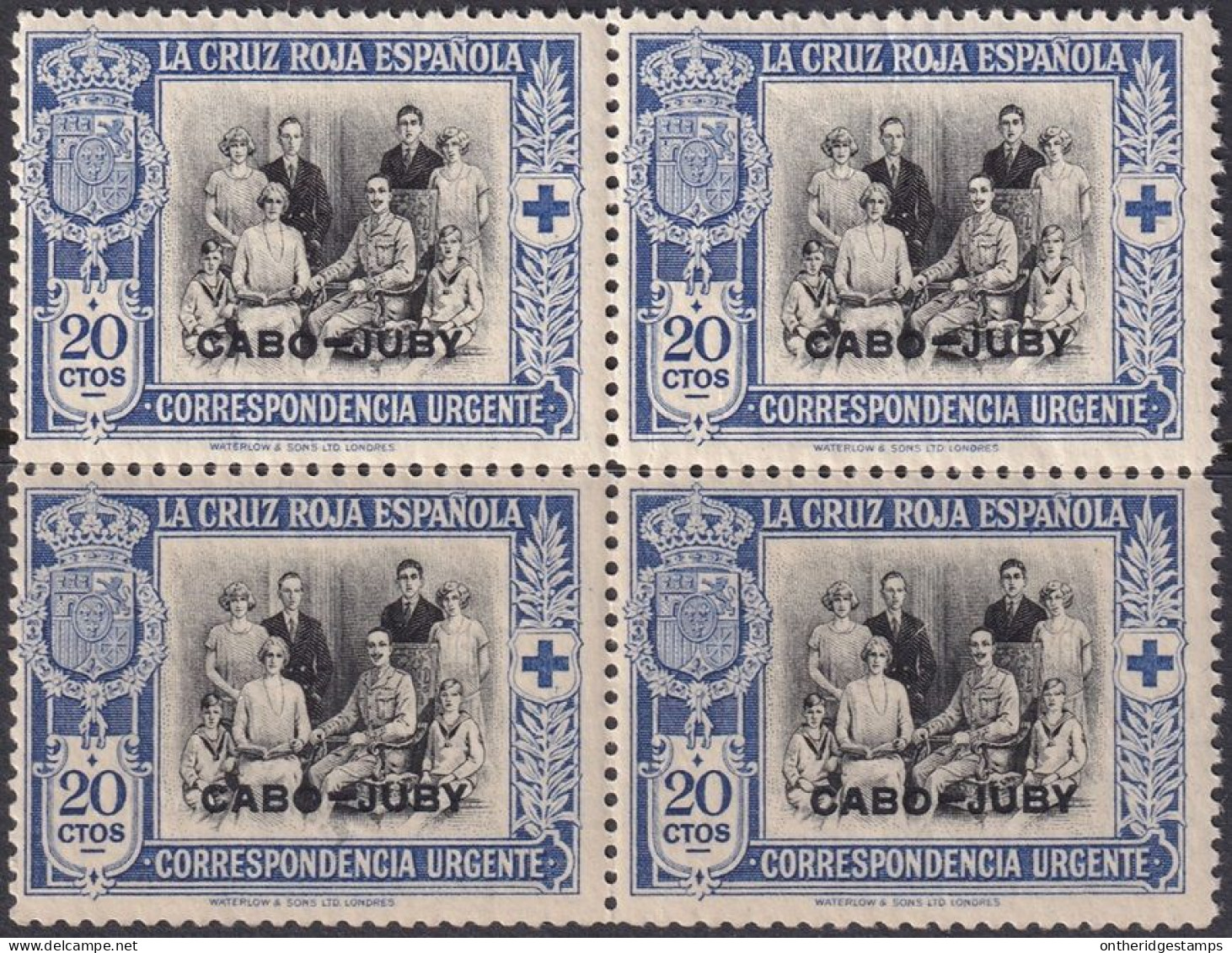 Cape Juby 1926 Sc EB1 Cabo Juby Ed 39 Express Block MNH** - Cabo Juby