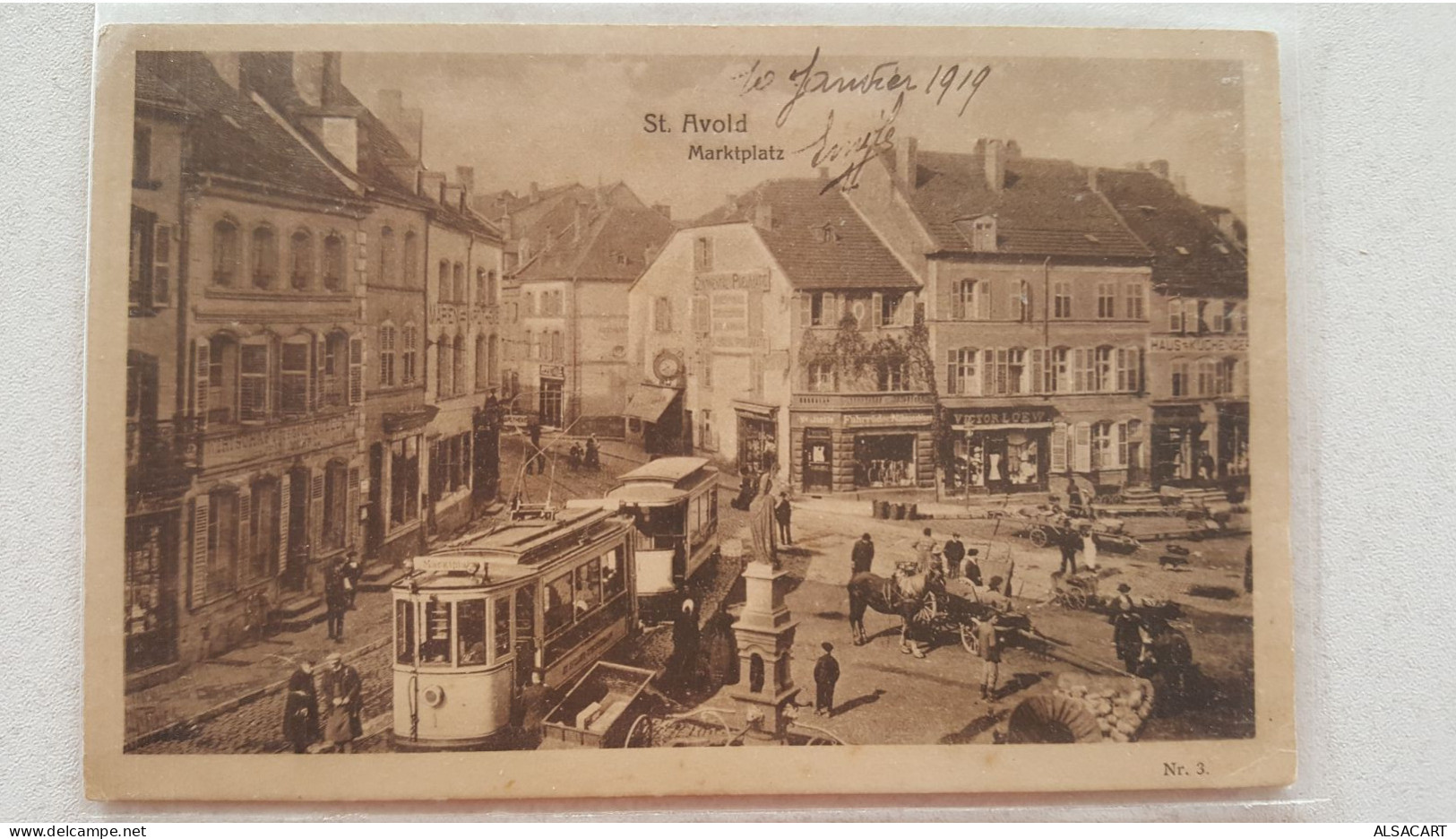 Saint Avold , Place Du Marché , Tramway - Saint-Avold