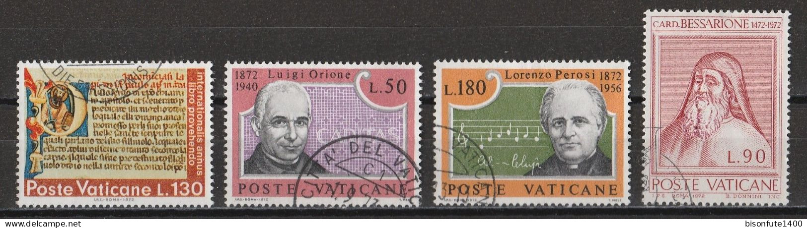 Vatican 1972 : Timbres Yvert & Tellier N° 534 - 542 - 543 - 544 - 545 - 546 - 547 - 548 Et 550 Oblitérés. - Oblitérés