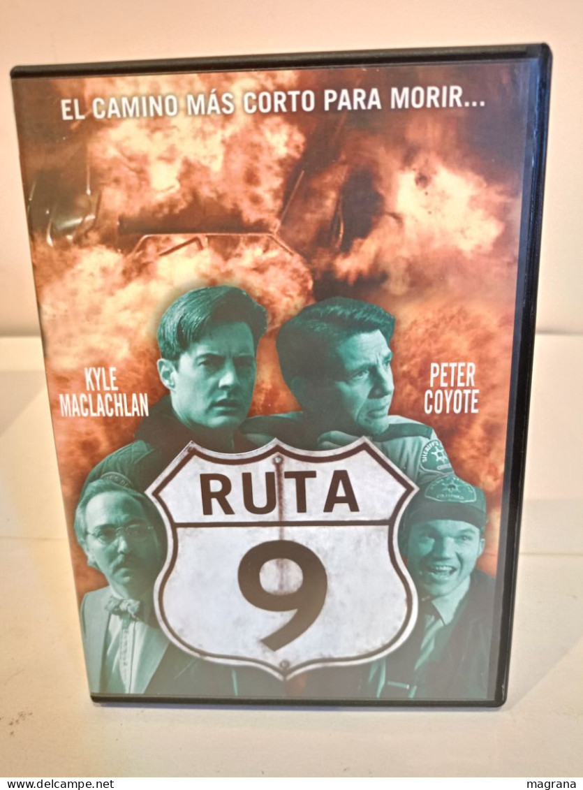 Película DVD. Ruta 9. El Camino Más Corto Para Morir. Kyle Maclachlan Y Peter Coyote. - Politie & Thriller