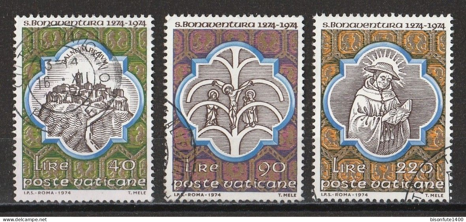 Vatican 1974 : Timbres Yvert & Tellier N° 569 - 570 - 571 - 572 - 573 - 574 - 575 - 576 - 577 Et 578 Se Tenant - 579 -.. - Oblitérés