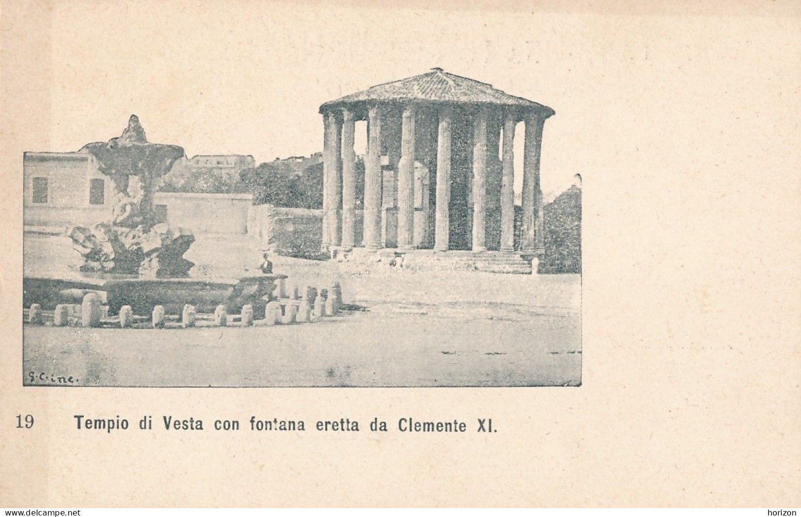 2f.524  ROMA - Acquedotto Di Claudio - Tempio Di Vesta - Lotto Di 2 Vecchie Cartoline - Viste Panoramiche, Panorama