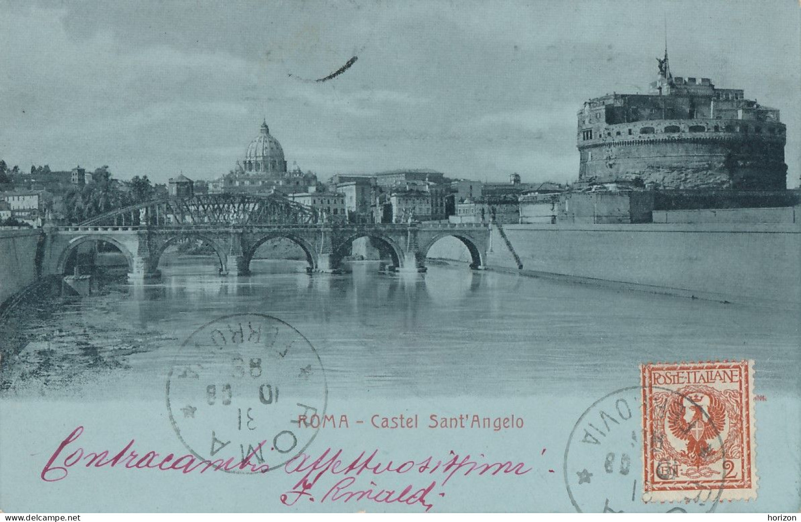 2f.525  ROMA - Castel Sant'Angelo - 1899 - Castel Sant'Angelo