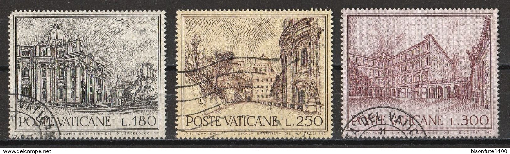 Vatican 1976 : Timbres Yvert & Tellier N° 622 - 623 - 624 - 625 - 626 Et 627 Oblitérés. - Used Stamps