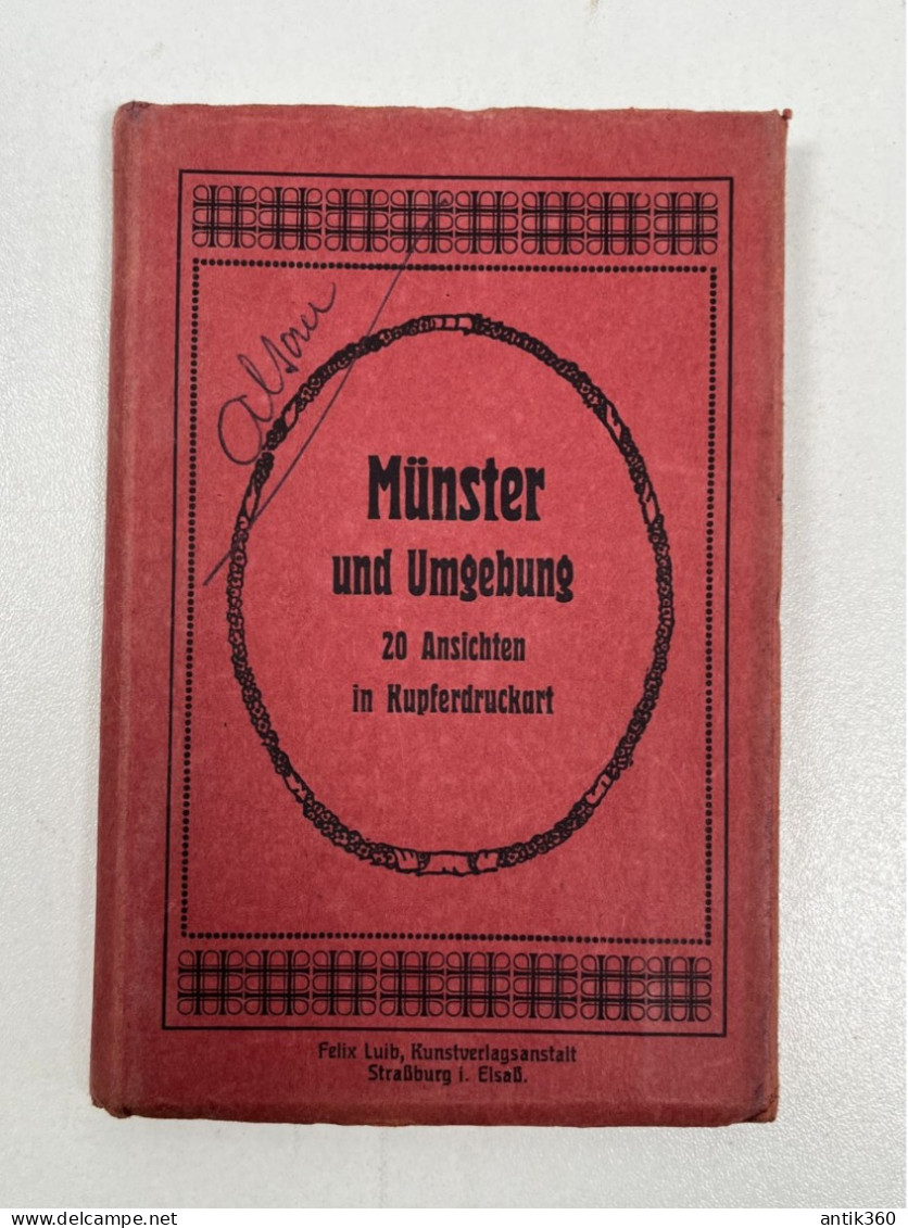 Carnet De 20 CPA MUNSTER Und Umgebung 20 Ansichtenin Kupferdruckart - Munster