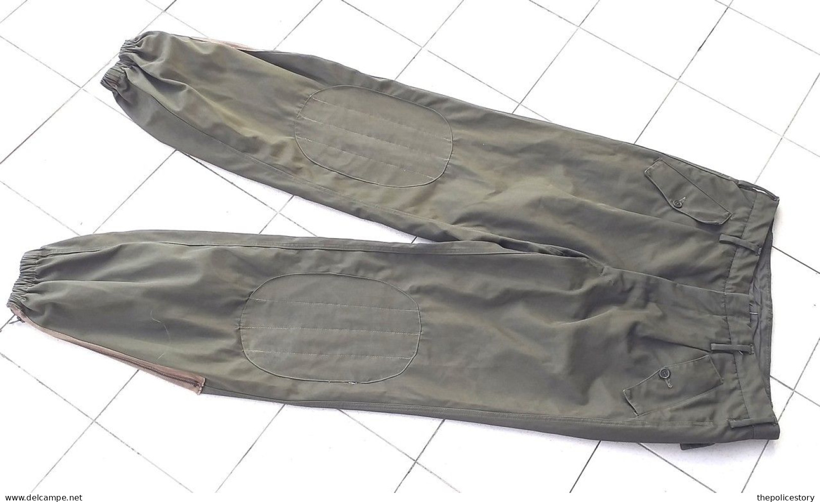 Pantaloni Mimetica Verde NATO Tg. 50 Del 1977 Originali Etichettati - Uniforms