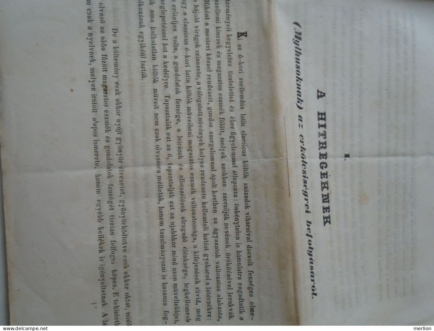 ZA464.1  Hungary  ARAD  - Az Aradi Minorita Rendi Nagy-Gymnasium Értesítvénye  1855/6 Tanévre   Romania - Diplômes & Bulletins Scolaires