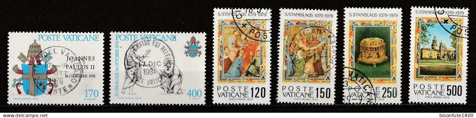 Vatican 1979 : Timbres Yvert & Tellier N° 666 - 668 - 669 - 670 - 671 - 672 - 670 En Bloc De Quatre - 677 - 685 - 687 .. - Gebraucht