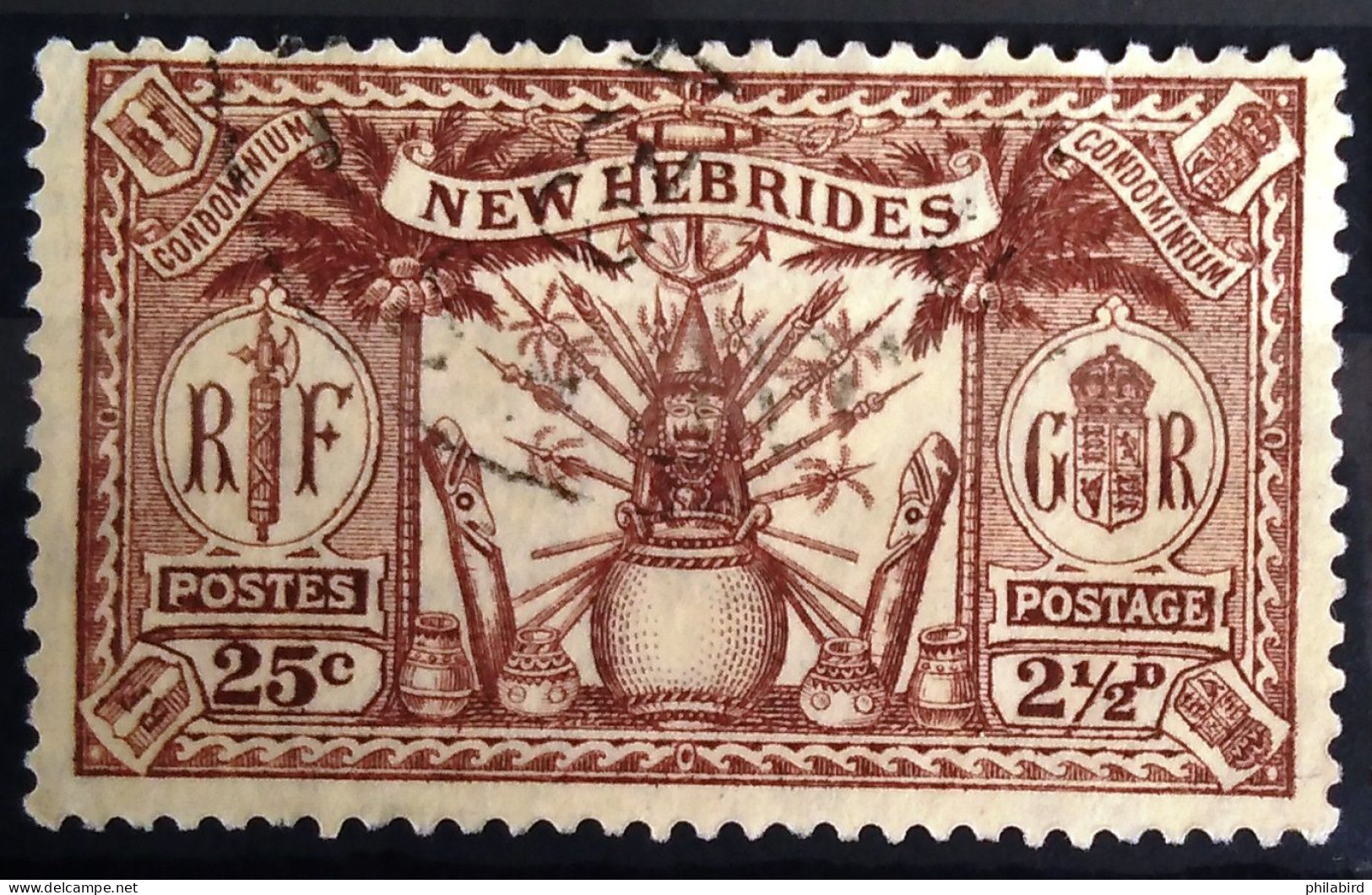 NOUVELLES HEBRIDES                      N° 94                      OBLITERE - Used Stamps